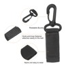Unique Bargains Belt Keeper Key Ring Nylon Webbing Strap Hanging Gear Buckle Key Chain Rotate Hook with Snap - 4 of 4