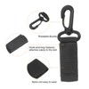 Unique Bargains Belt Keeper Key Ring Nylon Webbing Strap Hanging Gear  Buckle With Snap Key Holder Black 1 Pc : Target