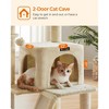 Feandrea Cat Tree, Small Cat Tower, Cat Condo, Kitten Activity Center with Scratching Post, Basket, Cave - 4 of 4