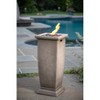 28"x11" Outdoor Gas Fire Pit - Endless Summer: Propane Fire Column, Painted Steel Frame, 110000 BTU - 3 of 3