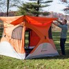 Gazelle T4 94"x94" 4 Person Pop Up Camping Hub Tent w/ Removable Floor (2 Pack) - 3 of 4