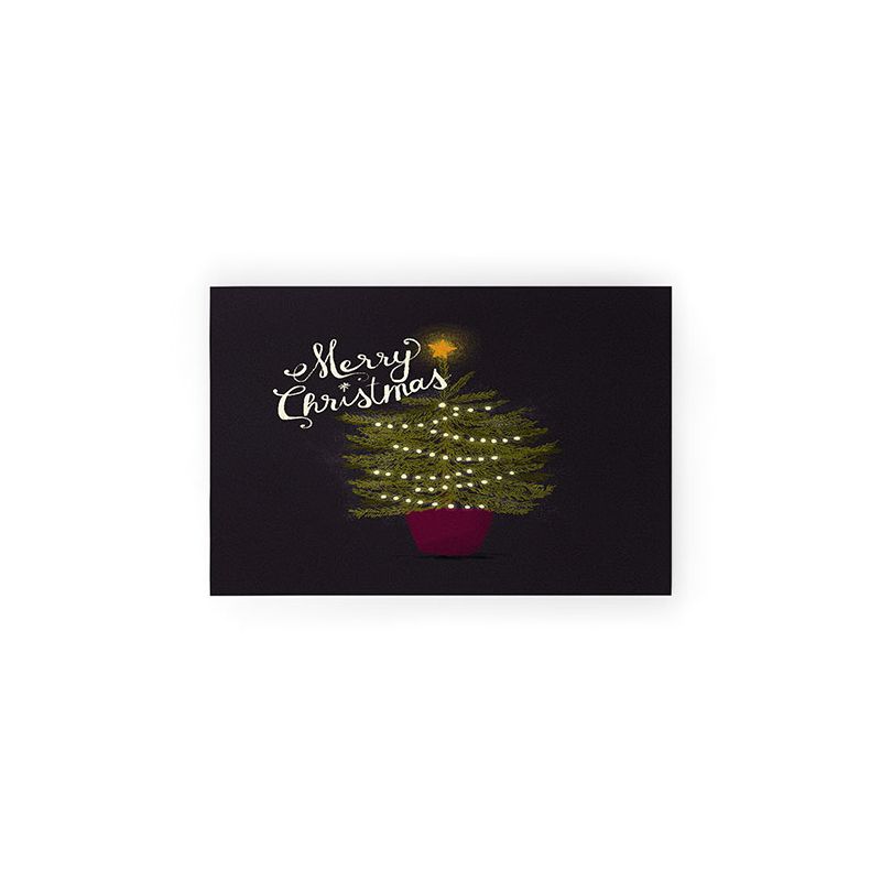 Joy Laforme Merry Christmas Little Tree Welcome Mat - Society6, 1 of 6