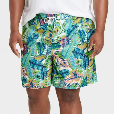 Men's 7 Swim Shorts - Goodfellow & Co™ Aqua Blue XS