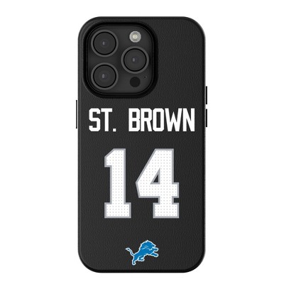 Keyscaper NFL Detroit Lions Players Game Tactic MagSafe Compatible Cell Phone Case for Apple iPhone