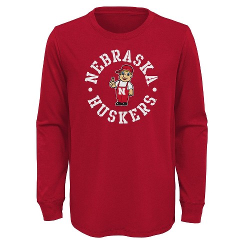 NCAA Nebraska Cornhuskers Boys' Long Sleeve T-Shirt - S