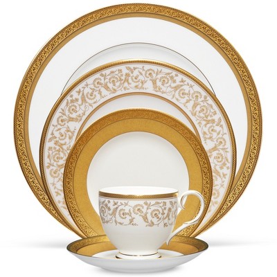 Noritake Summit Gold 5-piece Place Setting : Target