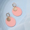 SOHI Women's Black Block Drop Earrings - 2 of 3