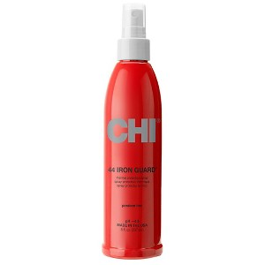 CHI 44 Iron Guard Thermal Protection Nourishing Formula Helps Resist Heat Damage to Hair & Tame Frizz, Clear, 8 Oz - 1 of 4