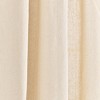 Lush Decor Modern Faux Linen Embroidered Edge With Attached Valance Window Curtain Panels Dark Linen 52X84 Set - 4 of 4