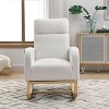 Christopher Knight Home Piper Modern High Backrest Rocking Arm Chair with Two Side Pocket - 2 of 4
