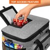 OPUX Soft Cooler Bag, Insulated Collapsible Lunch Tote for Men Work Camping Travel Beach, Portable Leakproof Large Box - 4 of 4