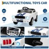 Ride On Licensed Shelby Car, 12V Battery Powered Ride On Toys with Remote Control, Electric Vehicle with Safety Belt, Christmas and Birthday Gifts - 3 of 4