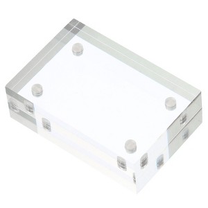 Unique Bargains Home Office Double-Sided Magnetic Acrylic Picture Frame - 1 of 4