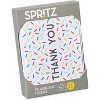 24ct Thank You Cards Confetti - Spritz™: Multicolored Typography Greeting Cards Pack for All Occasions, 3.5"x5" - 4 of 4