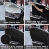 Unique Bargains Zipper Car Window Shades for Side Windows Automotive Rear Window Shade Keep Privacy 22.05"x23.62" Black 2 Pcs - 3 of 4