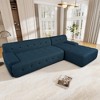 Modern Large L-Shaped Modular Sofa, Minimalist Style 2-Piece Set with Free Combinations - ModernLuxe - 4 of 4