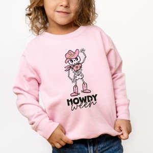 Howdyween Skeleton - Kids Toddler Sweatshirt and Kids Youth Sweatshirt - 1 of 3