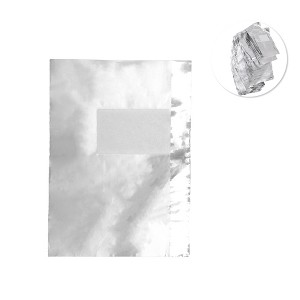 Unique Bargains Women's Durable Nail Art Tools Nail Polish Remover Foil Silver Tone 100pcs - 1 of 4