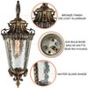 Claxy Outdoor Wall Sconce Waterproof Bronze Exterior Wall Light Fixtures - 2 of 4
