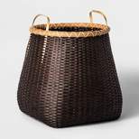 Large Bamboo Basket with Handles - Threshold™