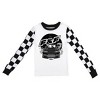 Fast & Furious Race Car Logo Long Sleeve Shirt & Checkerboard Sleep Pajama Pants Set - 2 of 4