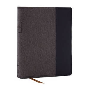 The Prayer Bible: Pray God's Word Cover to Cover (Nkjv, Black/Gray Leathersoft, Red Letter, Comfort Print) - by  Thomas Nelson (Leather Bound) - 1 of 1