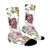 Pattern Grapes Roses Women Printed Crew Socks Funny Funky Socks Soft Polyester Novelty Gifts for Artists Men - 3 of 4