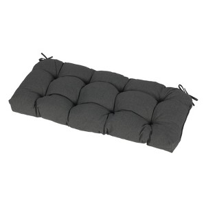 Aoodor Outdoor Polyester Tufted Bench Cushion, Water-resistant & Fade-Resistant, Cushion for Window, Love Seat, Rattan Bench, Piano Bench - 1 of 4