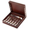 Spode Woodland Cheese Knife & Spreader Set - Porcelain Handles with Rabbit & Animal Motifs, Steel Blades, 8" Knife & 4.75" Spreaders - 4 of 4