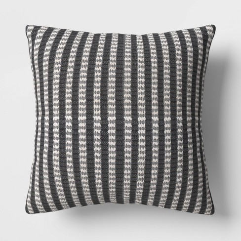 Target black store and white pillow