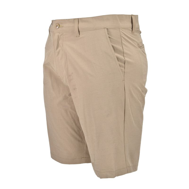 Burnside Men's Hybrid Stretch Cotton Blend Chino Shorts, 1 of 4