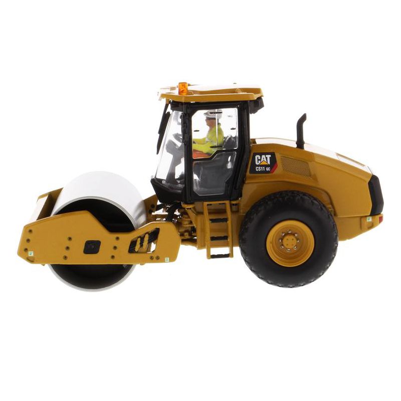 CAT Caterpillar CS11 GC Vibratory Soil Compactor with Operator "High Line Series" 1/50 Diecast Model by Diecast Masters, 2 of 5