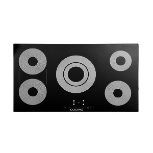 Cosmo COS-365TBECC 36 in. Electric Ceramic Glass Cooktop, 5 Burners, Triple Zone Element, Sync Burners, Hot Surface Indicator Light and Touch Controls - 1 of 4