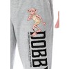 Harry Potter Men's Dobby The Elf Character Loungewear Sleep Pajama Pants Heather Grey - 3 of 3