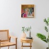 Deny Designs Tina Salazar Gold Leaf Indigo Blue Abstract Framed Wall Art Bamboo - 2 of 3