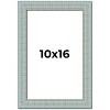 PosterPalooza | Refined Blue Picture Frame - UV Acrylic, Foam Board Backing, Hanging Hardware - 2 of 4