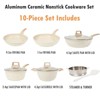 SUGIFT Nonstick Pots and Pans Set, 10 Pcs Induction Kitchen Cookware Sets - 4 of 4