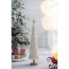 Gulches Series  Brown Shatterproof Wooden Tree Table Christmas Ornament - 4 of 4
