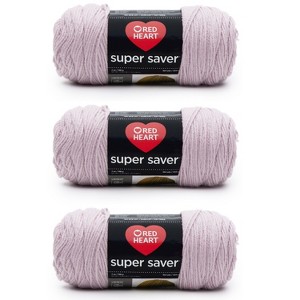 Red Heart Super Saver Yarn 24 Pack-Pale Plum - 1 of 4