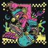Juniors Greg Lutzka Skater Pink Man Logo T Shirt - 2 of 4