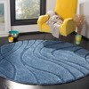 Florida Shag SG471 Power Loomed Indoor Rugs - Safavieh - 2 of 3