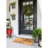 RugSmith Red Machine Tufted Holiday Merry Christmas Berry Doormat - 2 of 4