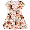Disney Moana Girls French Terry Skater Dress with Headband for Toddler and Big Kids - Size 12 - 2 of 4