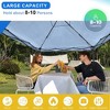 KAMPKEEPER 10x10 Pop Up Canopy Tent with 2 Sidewalls for Outdoor Use, Blue - 2 of 4