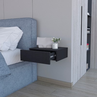 Vynxaria Floating Nightstand ¨C Sleek Wall-Mounted Design with Spacious Drawer for Modern Living
