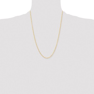 Chisel Stainless Steel Polished Yellow IP-plated 2.3mm 24" Cable Chain Necklace - 1 of 4