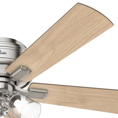 Brushed Nickel 52" Crestfield Ceiling Fan with LED Light and Reversible Blades