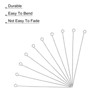 Unique Bargains DIY Craft Necklaces Bracelets Earrings Jewelry Making Iron 21 Gauge Eye Pins 200 Pcs - 4 of 4