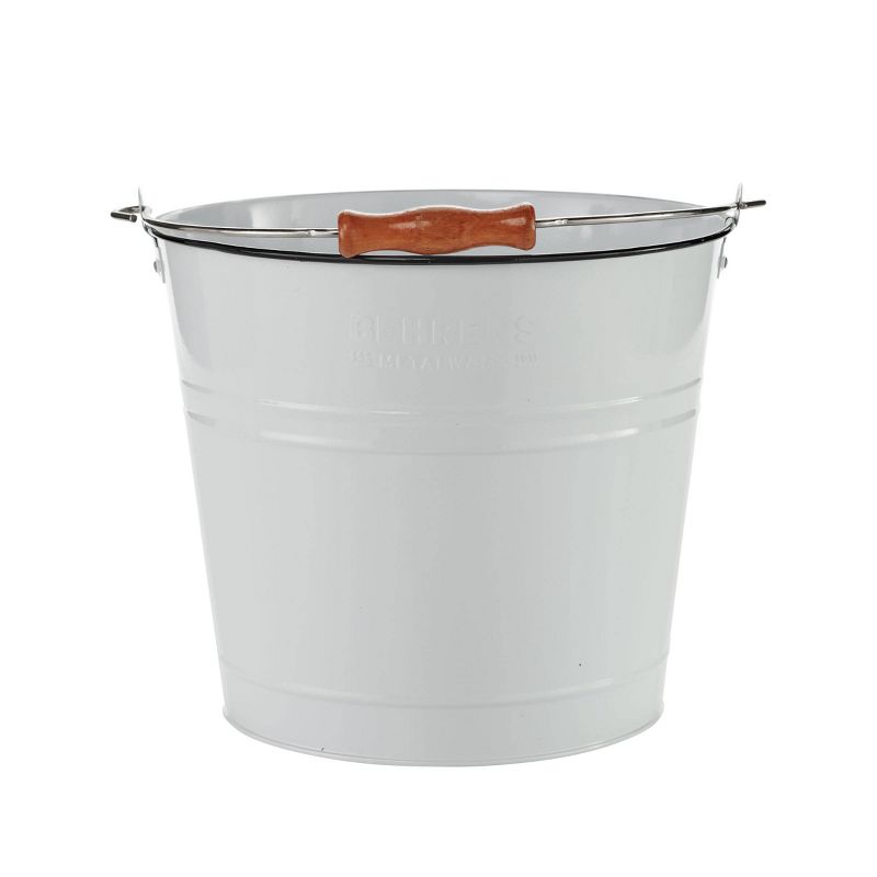 Behrens 2.75gal Cleaning Pail with Wood Handle White, 1 of 5