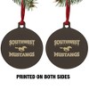 Southwest Minnesota State University Mustangs Logo Aluminum Holiday Christmas Tree Ornament - 2 of 4